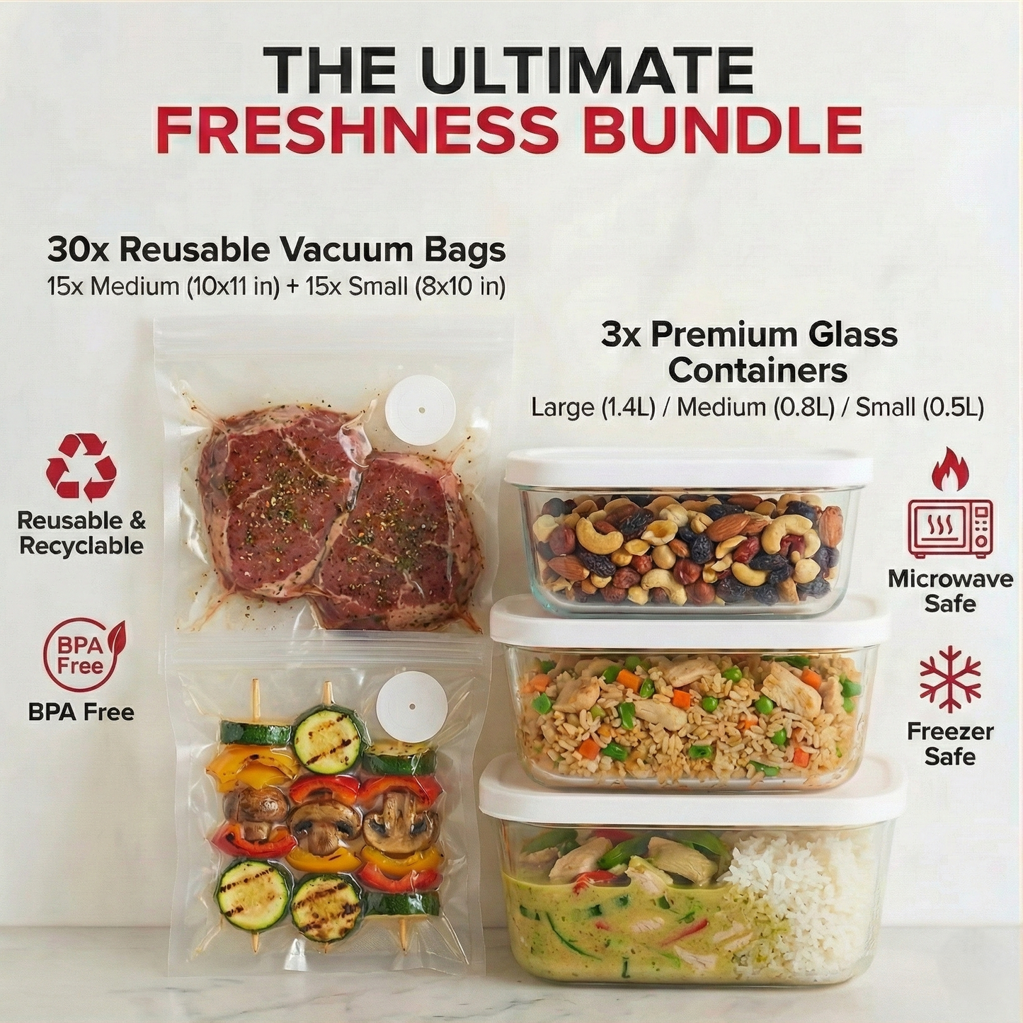 HaloHome Cordless Handheld Vacuum Sealer – Keep Food Fresh 5x Longer