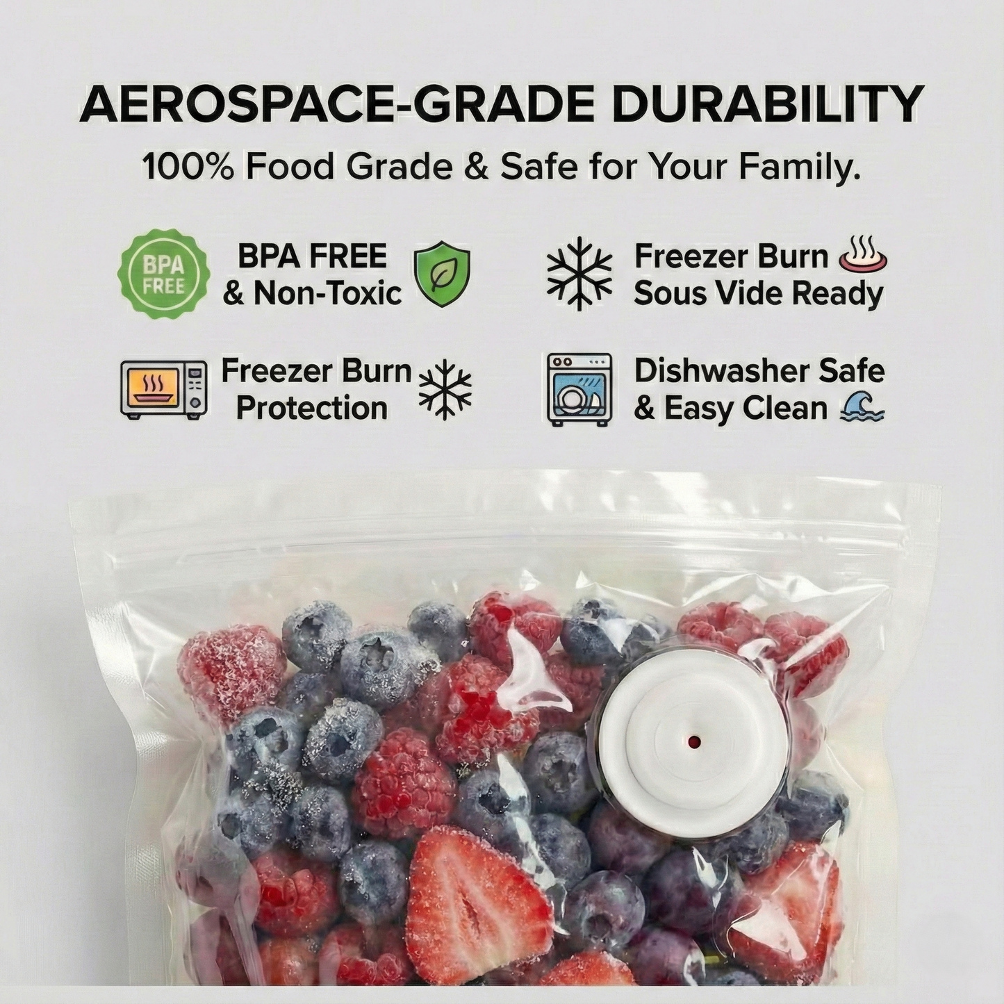 HaloHome Cordless Handheld Vacuum Sealer – Keep Food Fresh 5x Longer